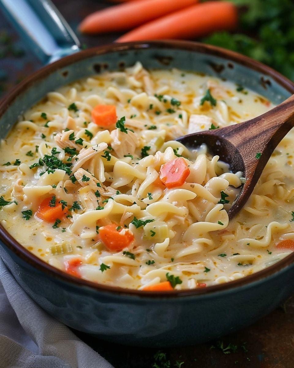 Incredible Crack Chicken Noodle Soup