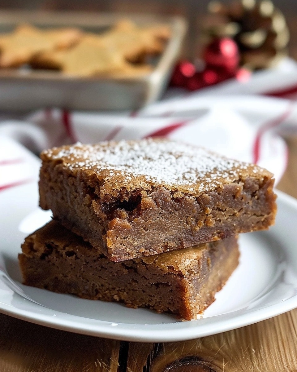Keto Gingerbread Blondies