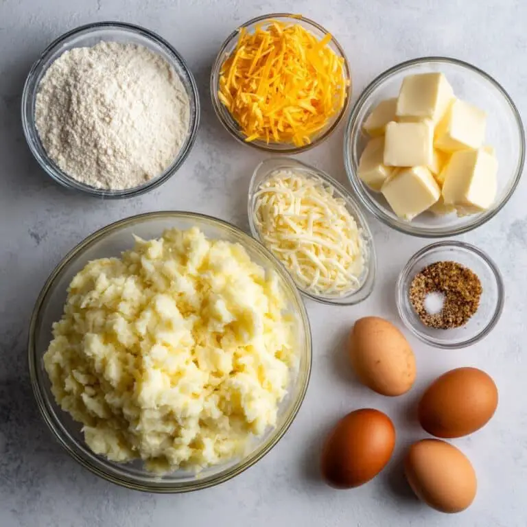 Leftover Mashed Potato Cheese Puffs