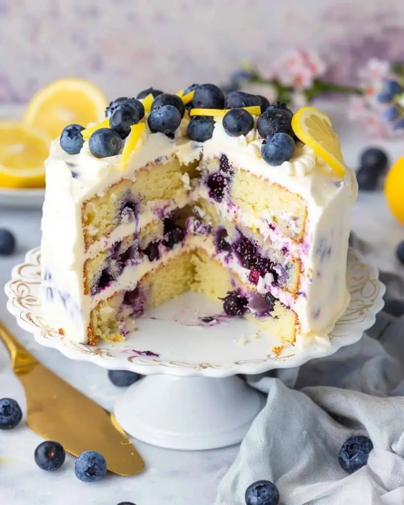 Lemon Blueberry Cake