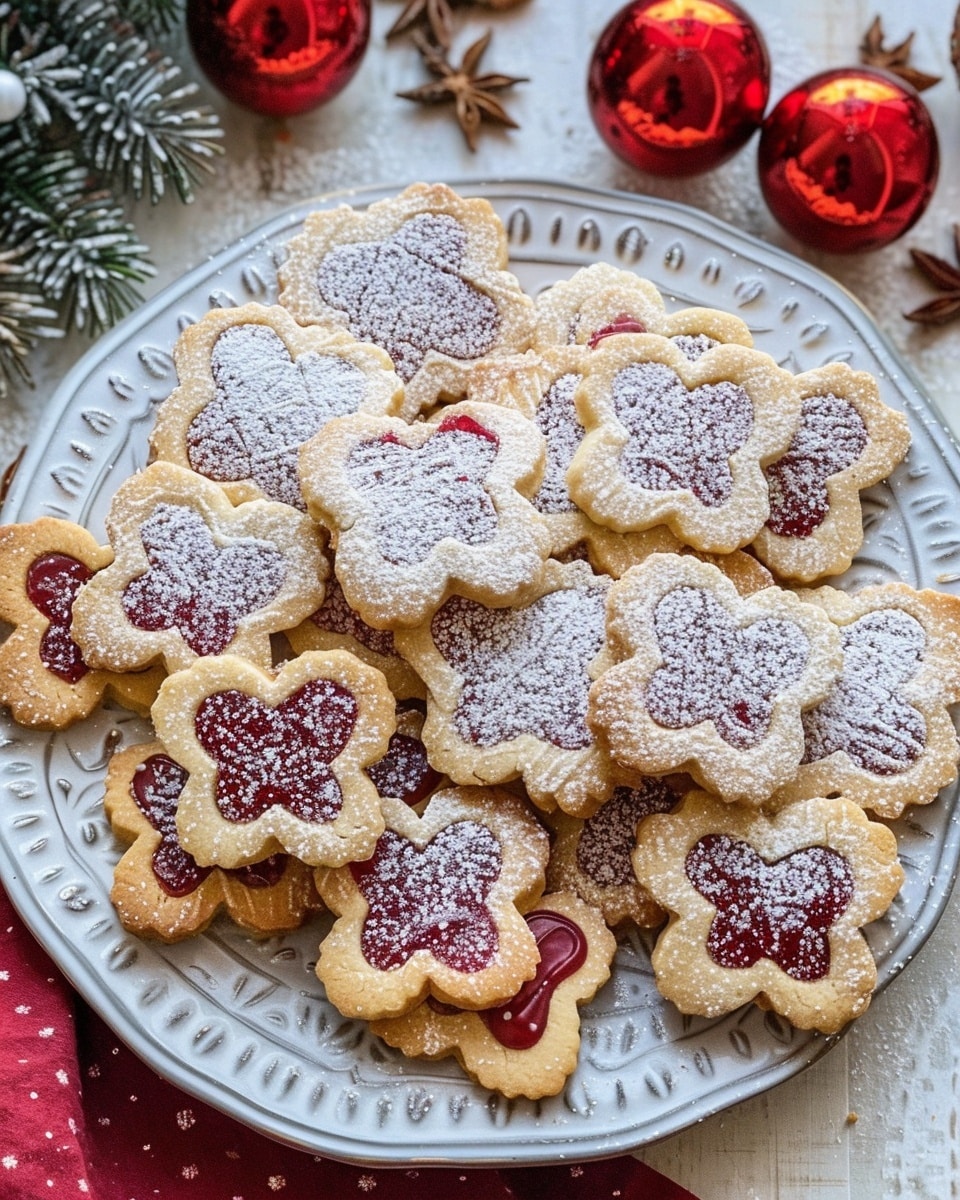 Linzer Sugar Cookies