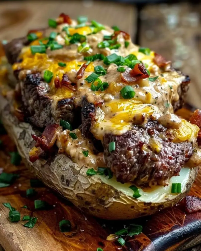 Loaded Steak Potato