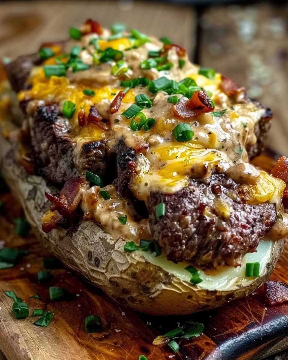 Loaded Steak Potato