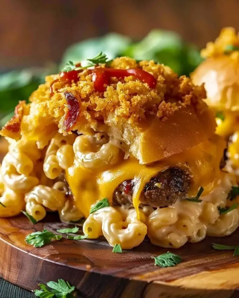 Mac & Cheese Burger Rolls