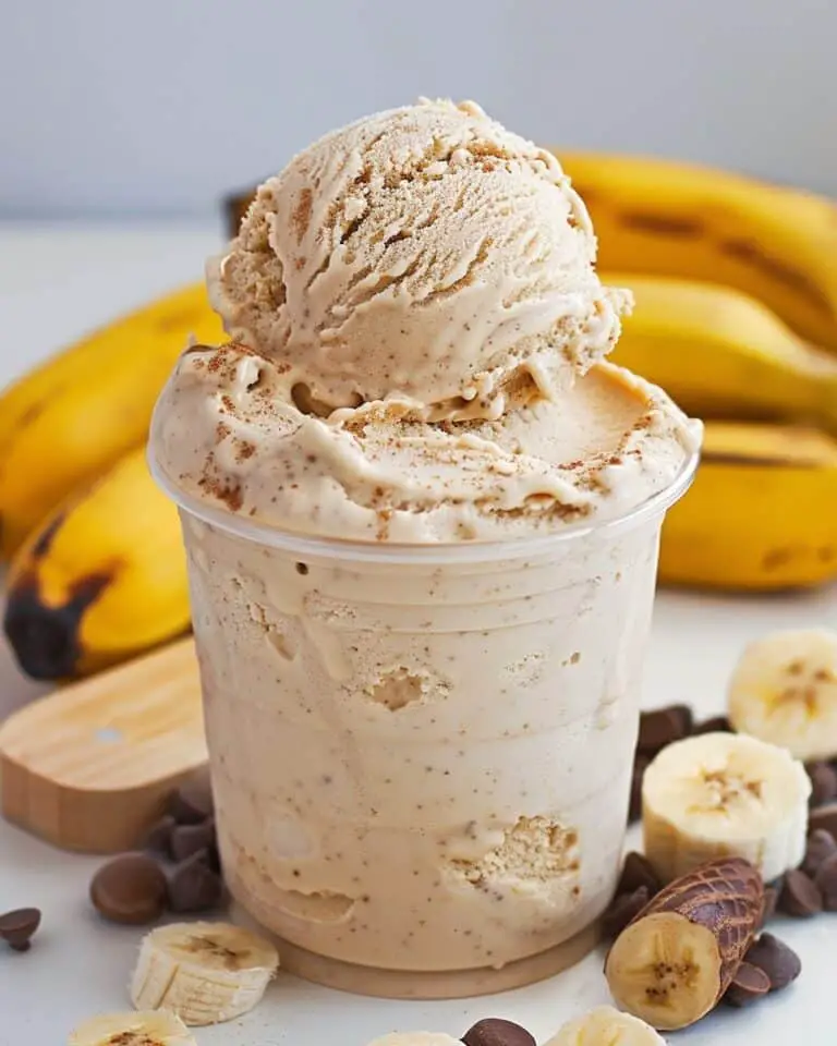 Peanut Butter Banana Ice Cream