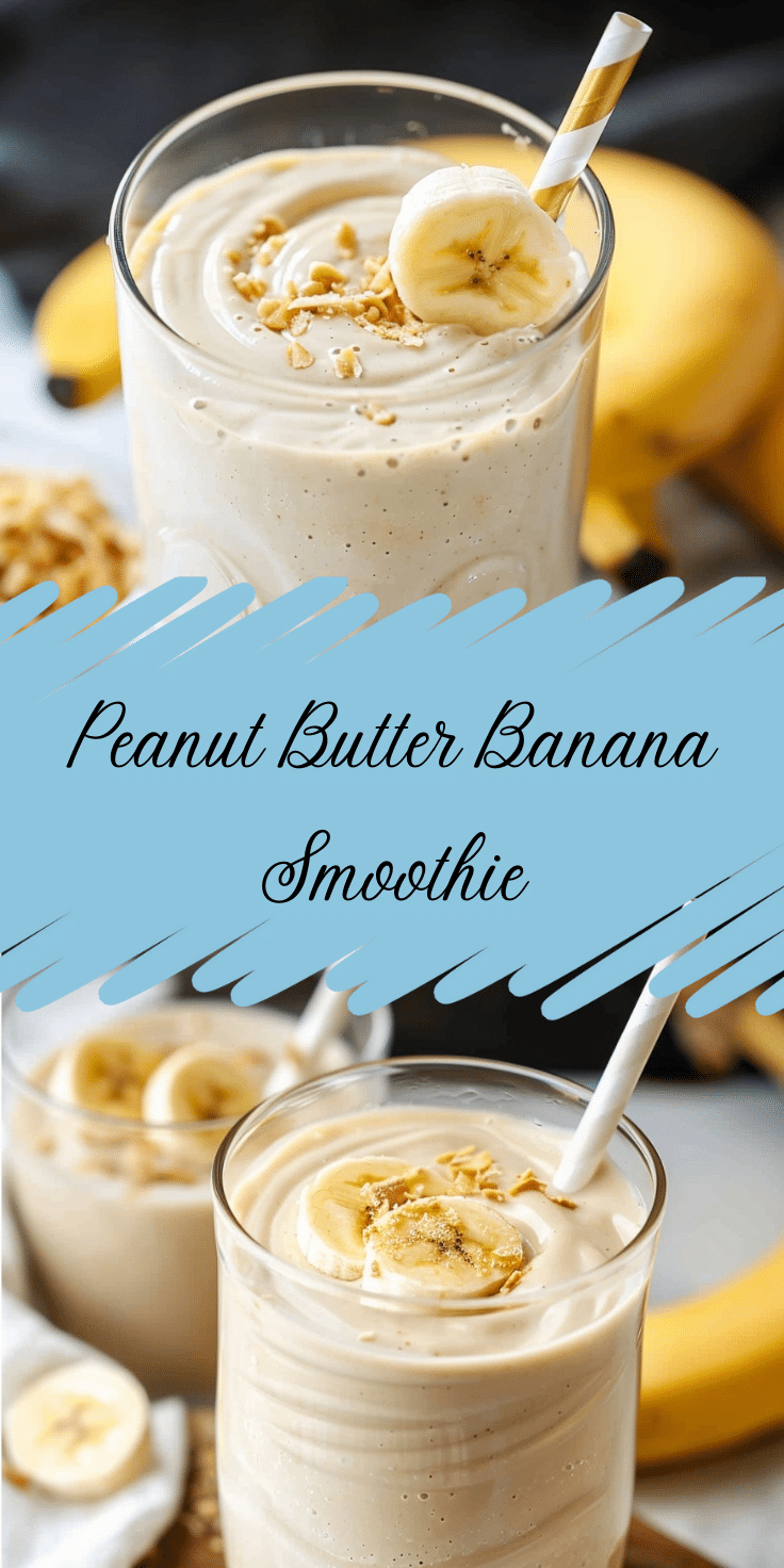 Peanut Butter Banana Smoothie | Meal Shine
