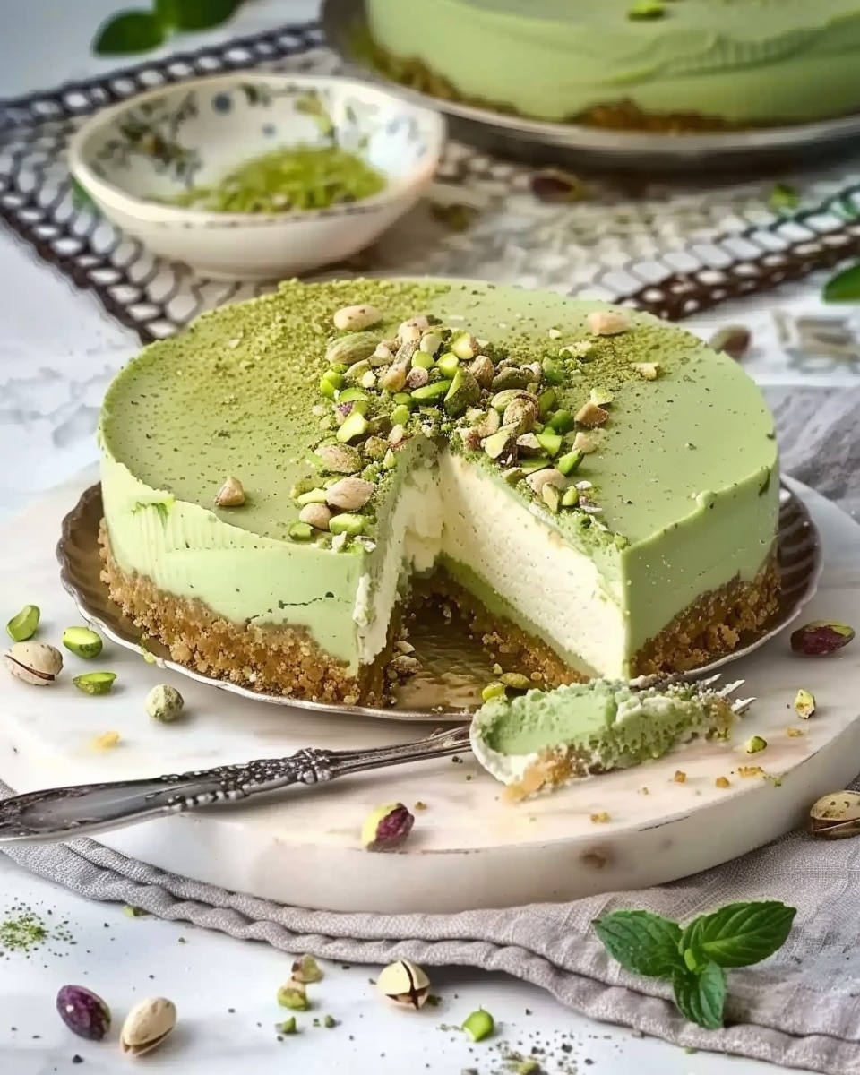 Pistachio Cheesecake