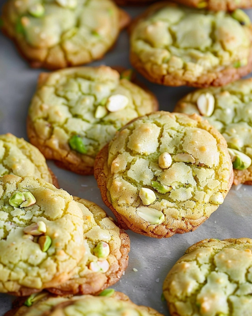 Pistachio Pudding Cookies