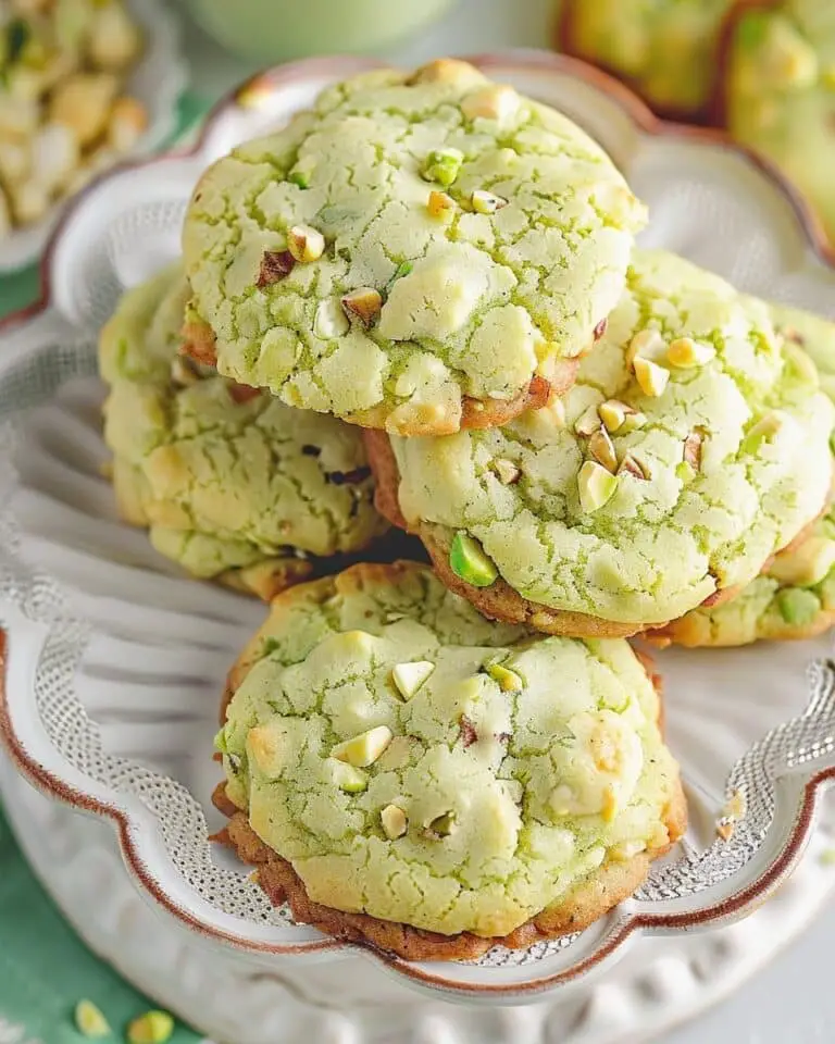 Pistachio Pudding Cookies