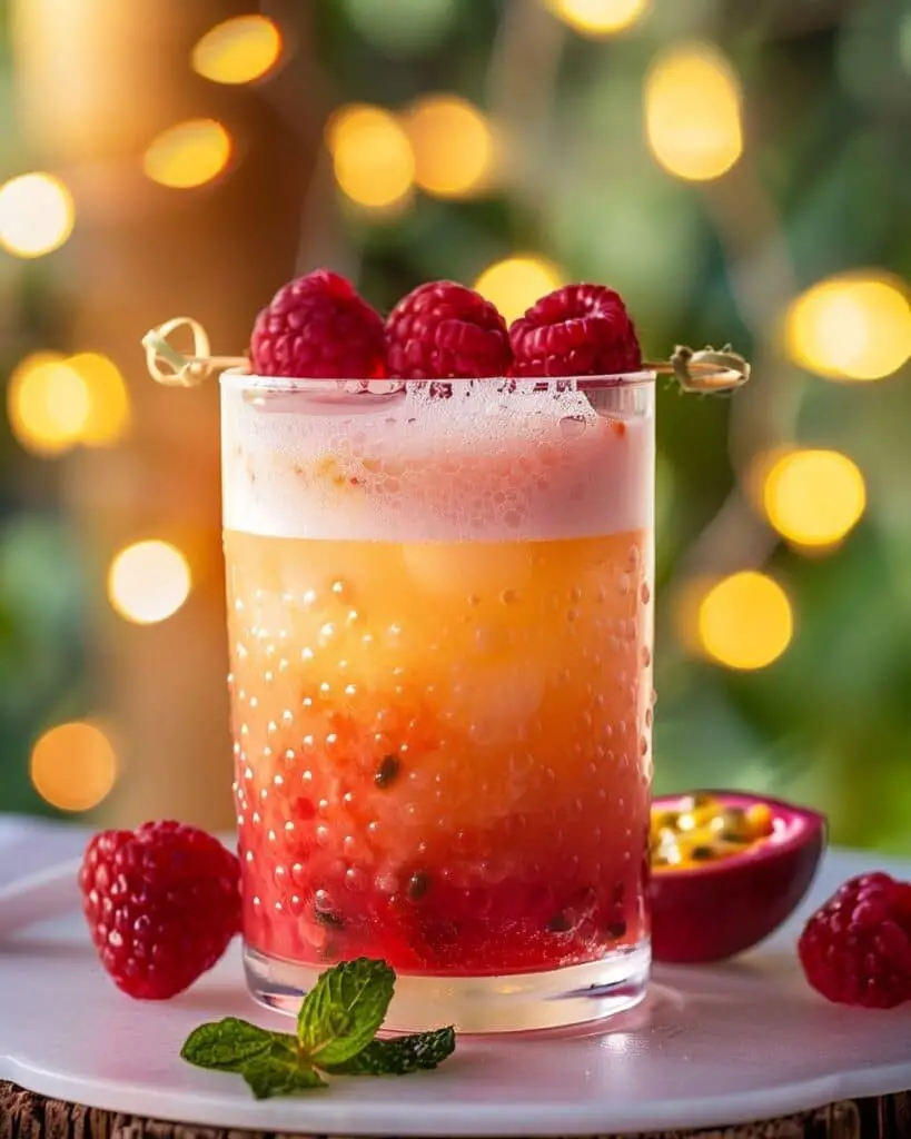 Raspberry Passionfruit Sour