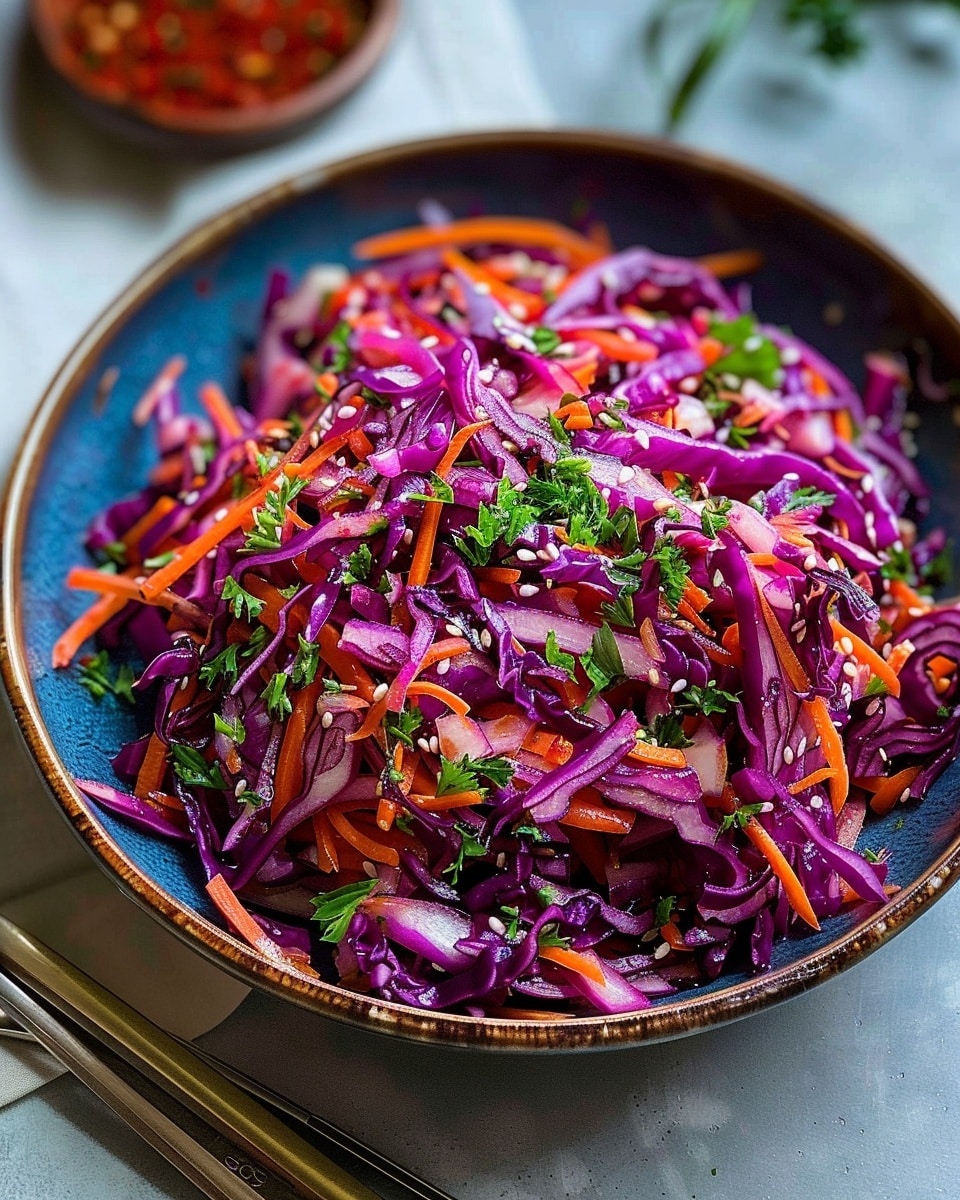 Red Cabbage And Carrot Salad