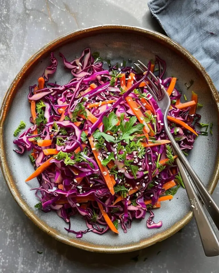 Red Cabbage And Carrot Salad