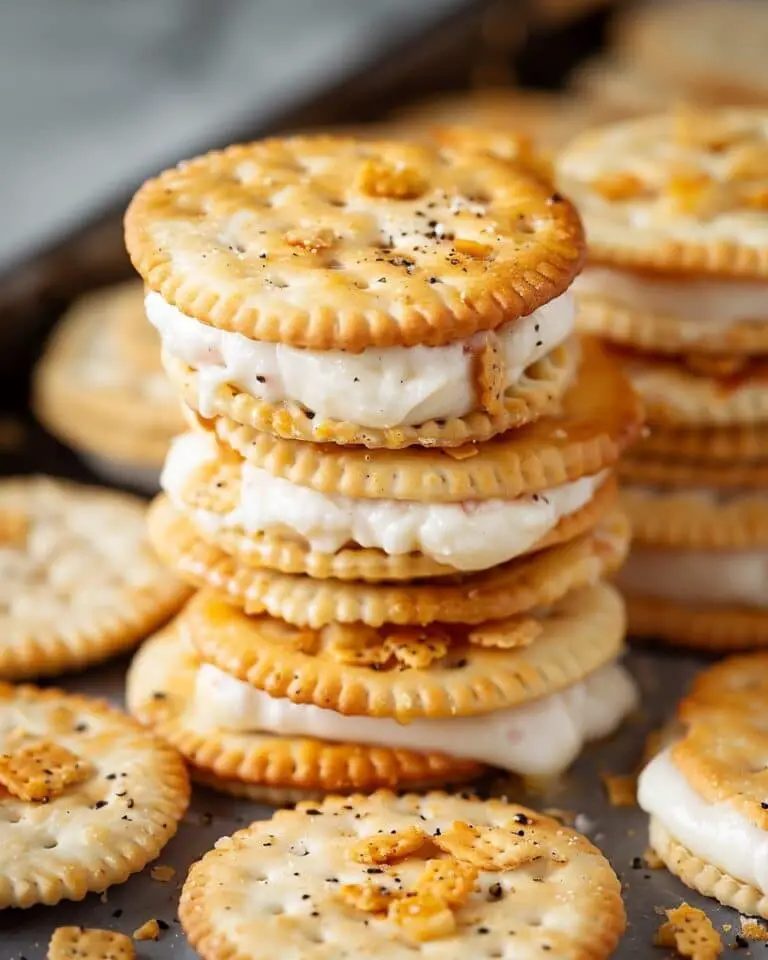 Ritz Cracker Party Sandwiches