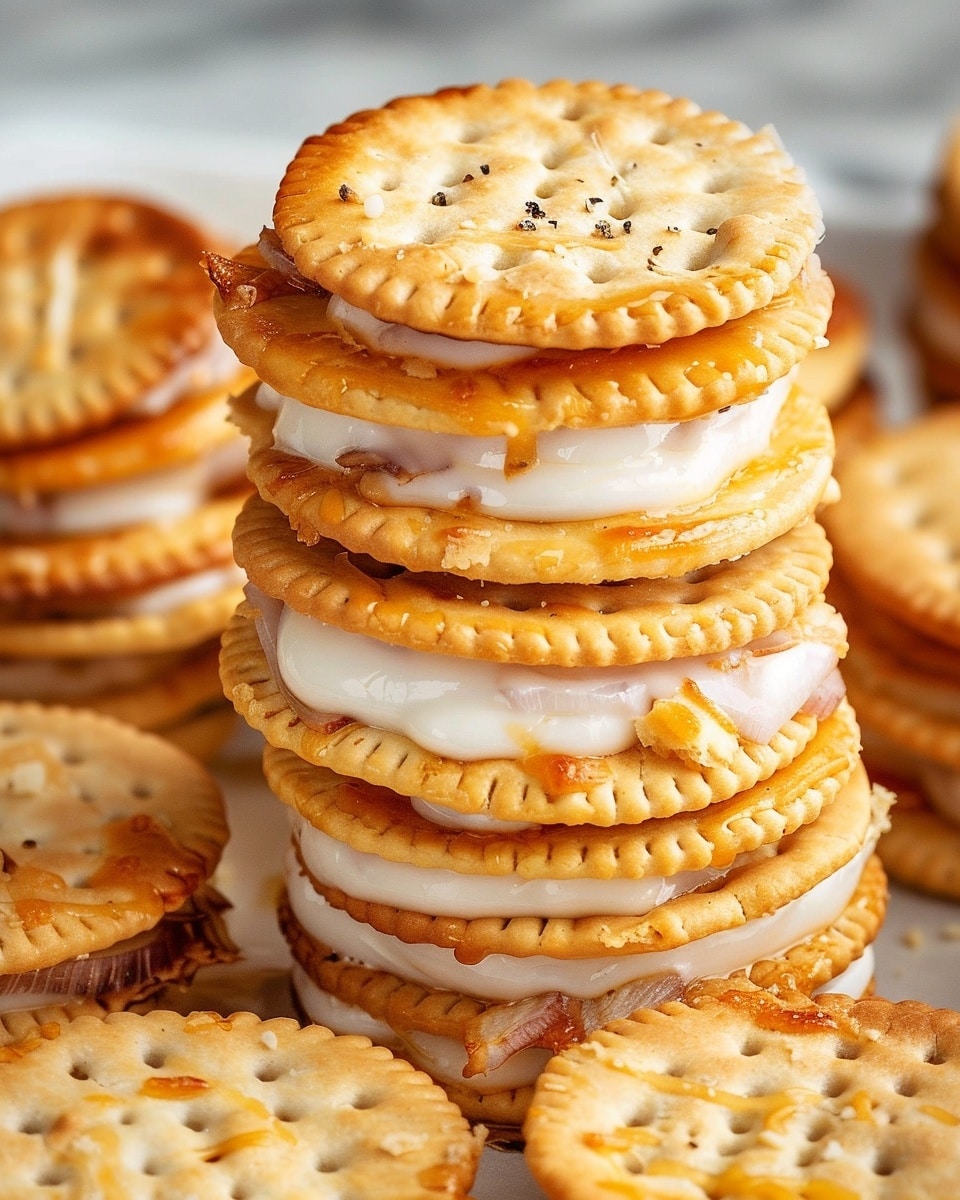 Ritz Cracker Party Sandwiches