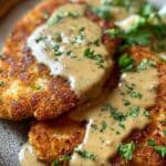 Schnitzel With Dijon Gravy