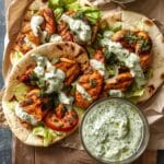 Sheet Pan Chicken Pitas With Herby Ranch