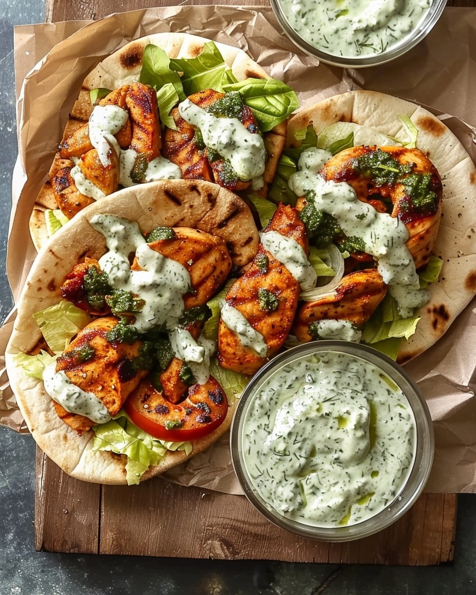 Sheet Pan Chicken Pitas With Herby Ranch