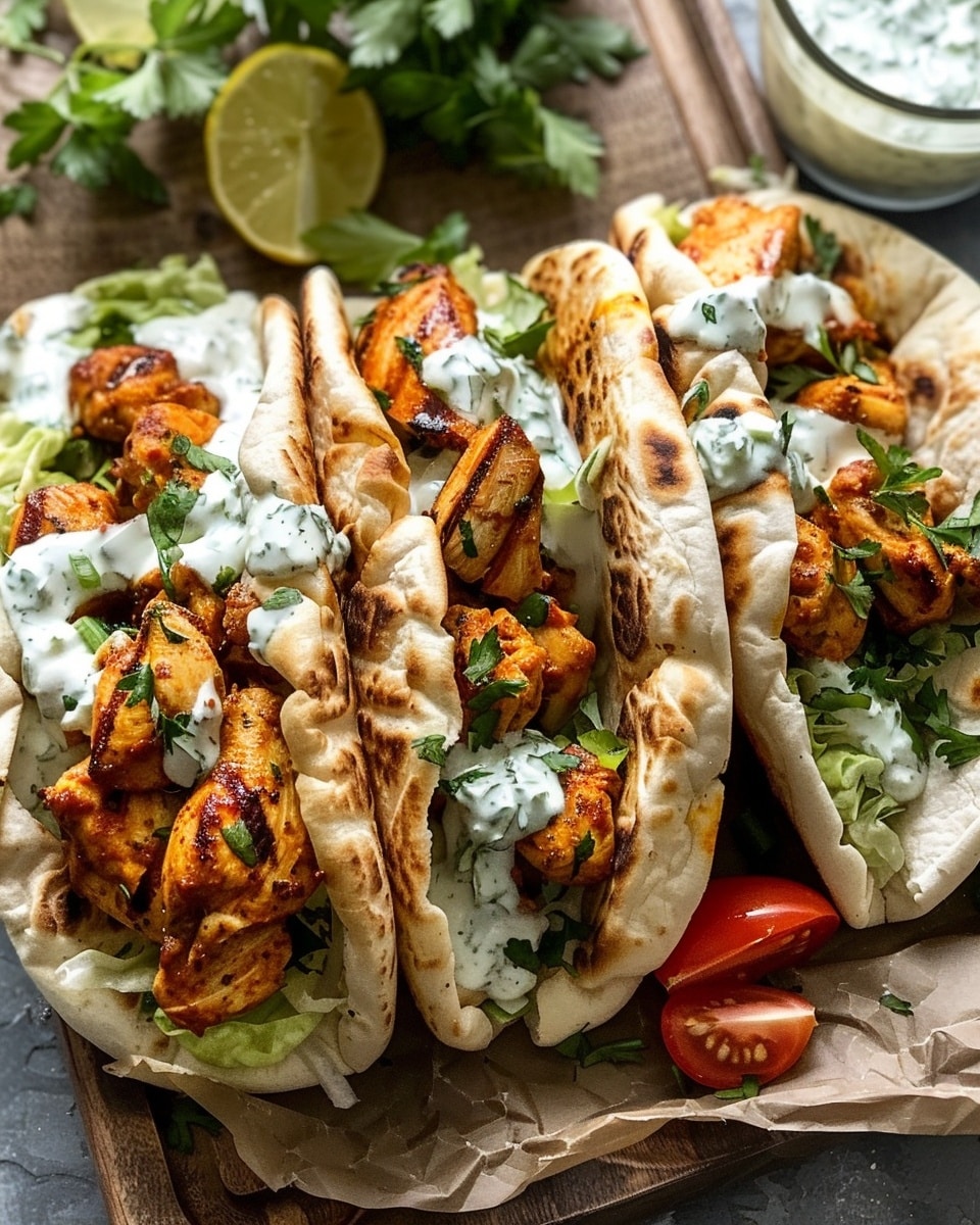 Sheet Pan Chicken Pitas With Herby Ranch