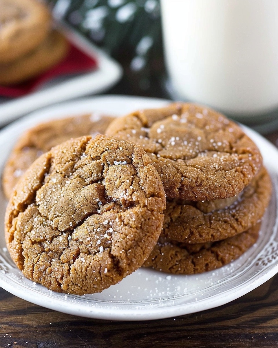 Soft & Chewy Ginger Molasses Cookies