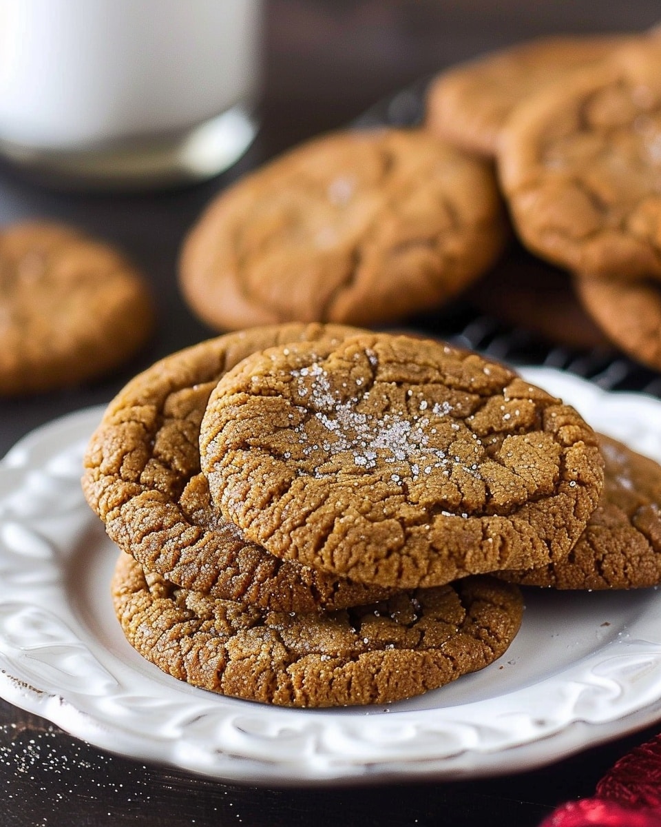 Soft & Chewy Ginger Molasses Cookies