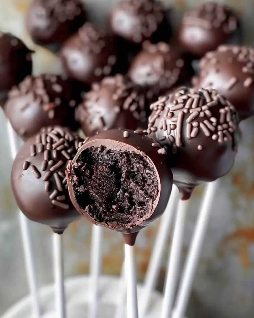 Starbucks Copycat Chocolate Cake Pops