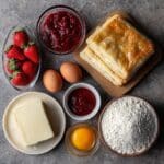 Strawberry Cream Cheese Heart Danishes