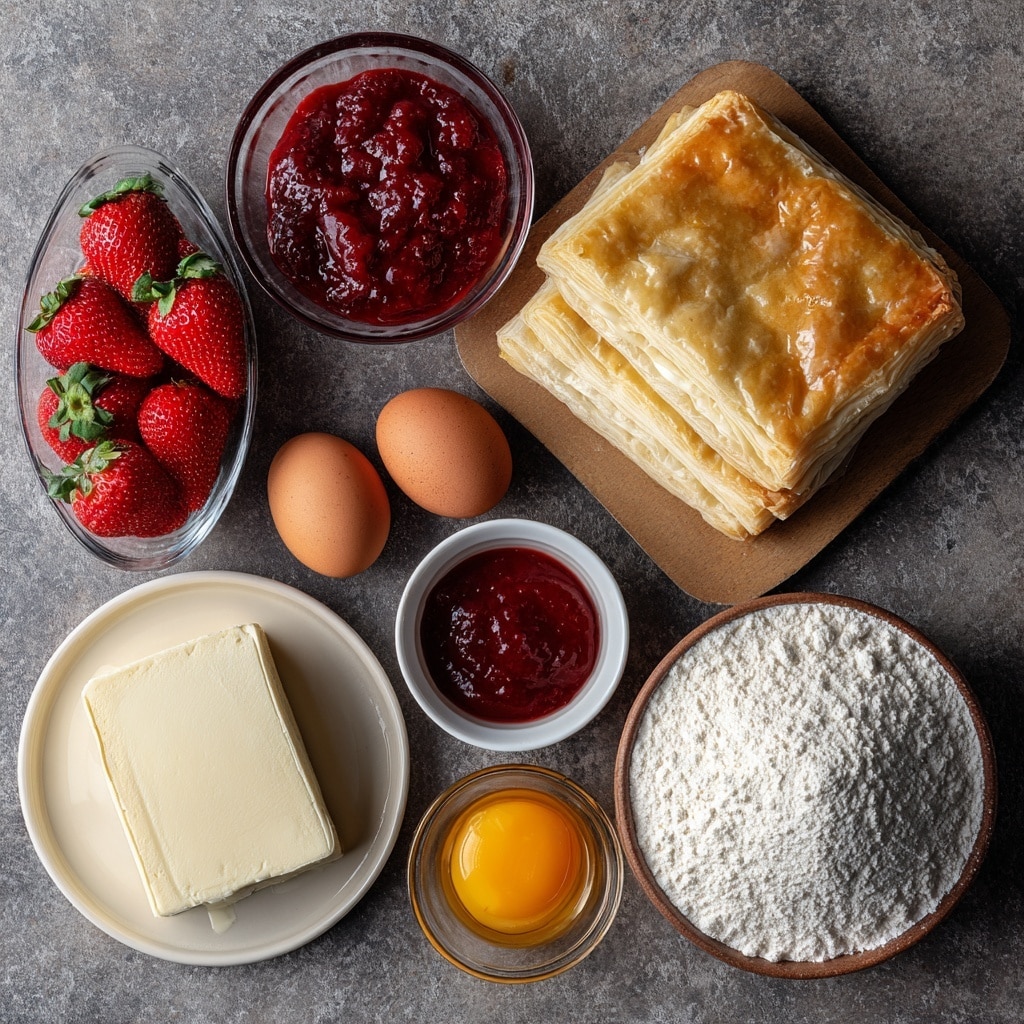 Strawberry Cream Cheese Heart Danishes