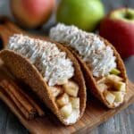 Sugar-Free Apple Cheesecake Tacos