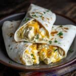 Tender Chicken Wrapped In Tortillas With A Rich, Creamy Cheese Sauce
