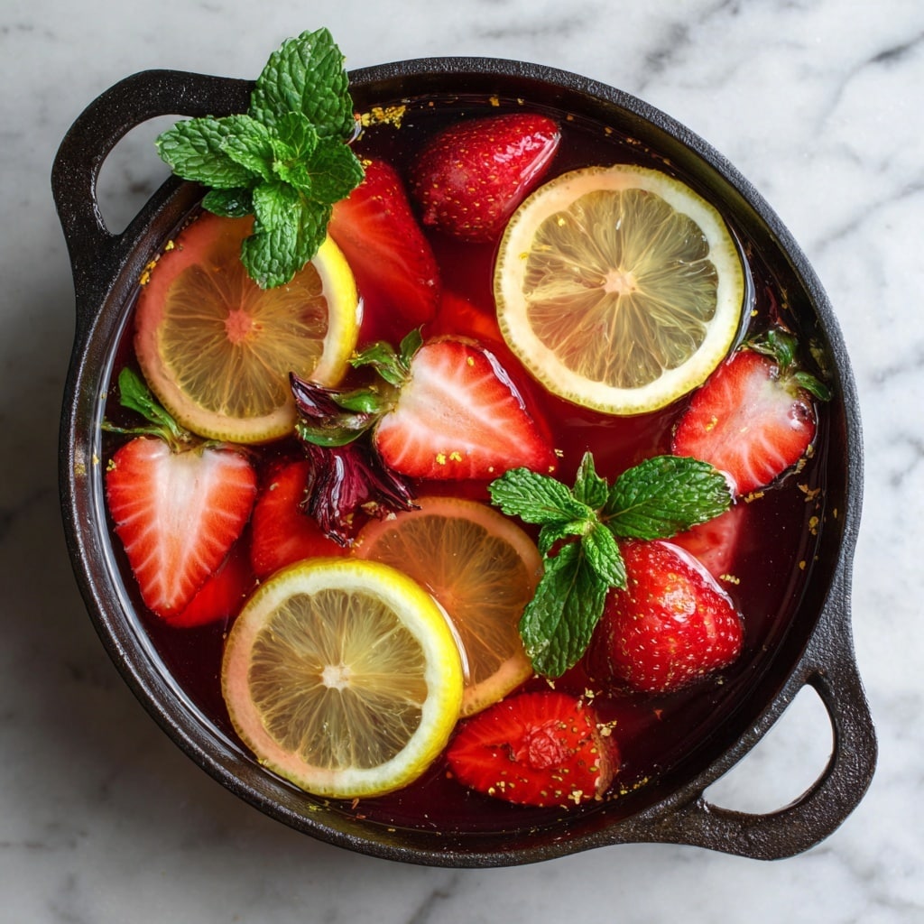 The Best Hibiscus Tea Strawberry-Lemonade Refresher