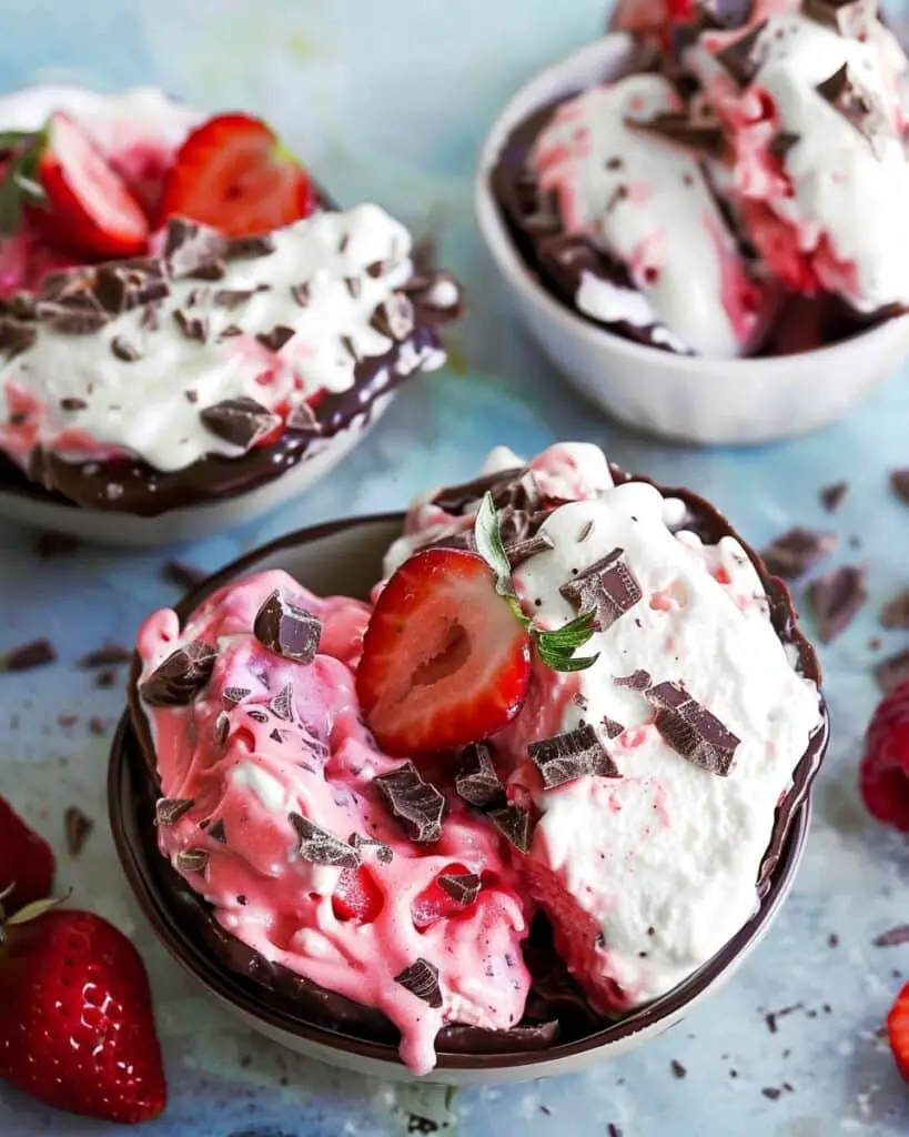 Viral Chocolate Strawberry Yogurt Clusters