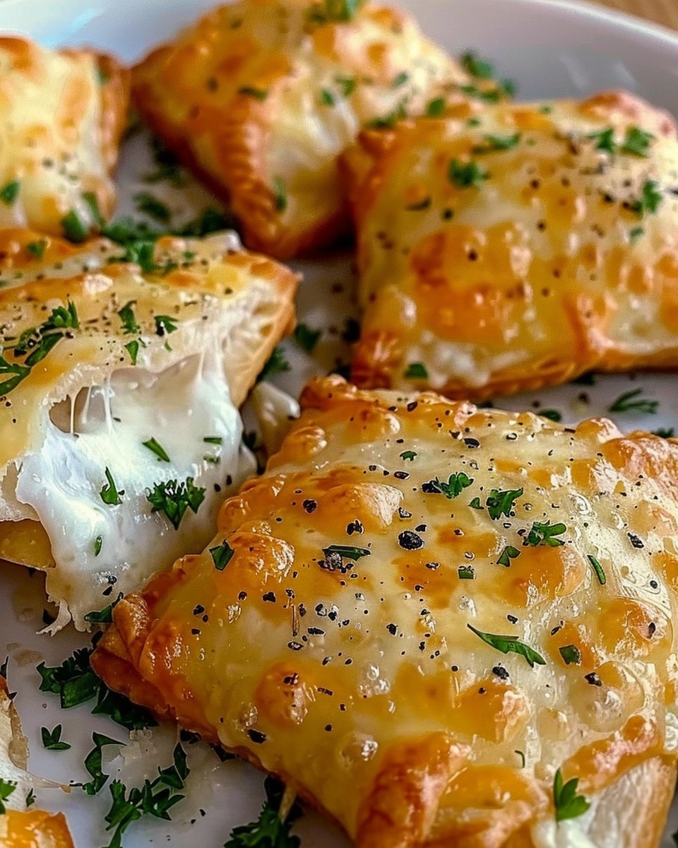 Air Fryer Cheesy Chicken Pockets