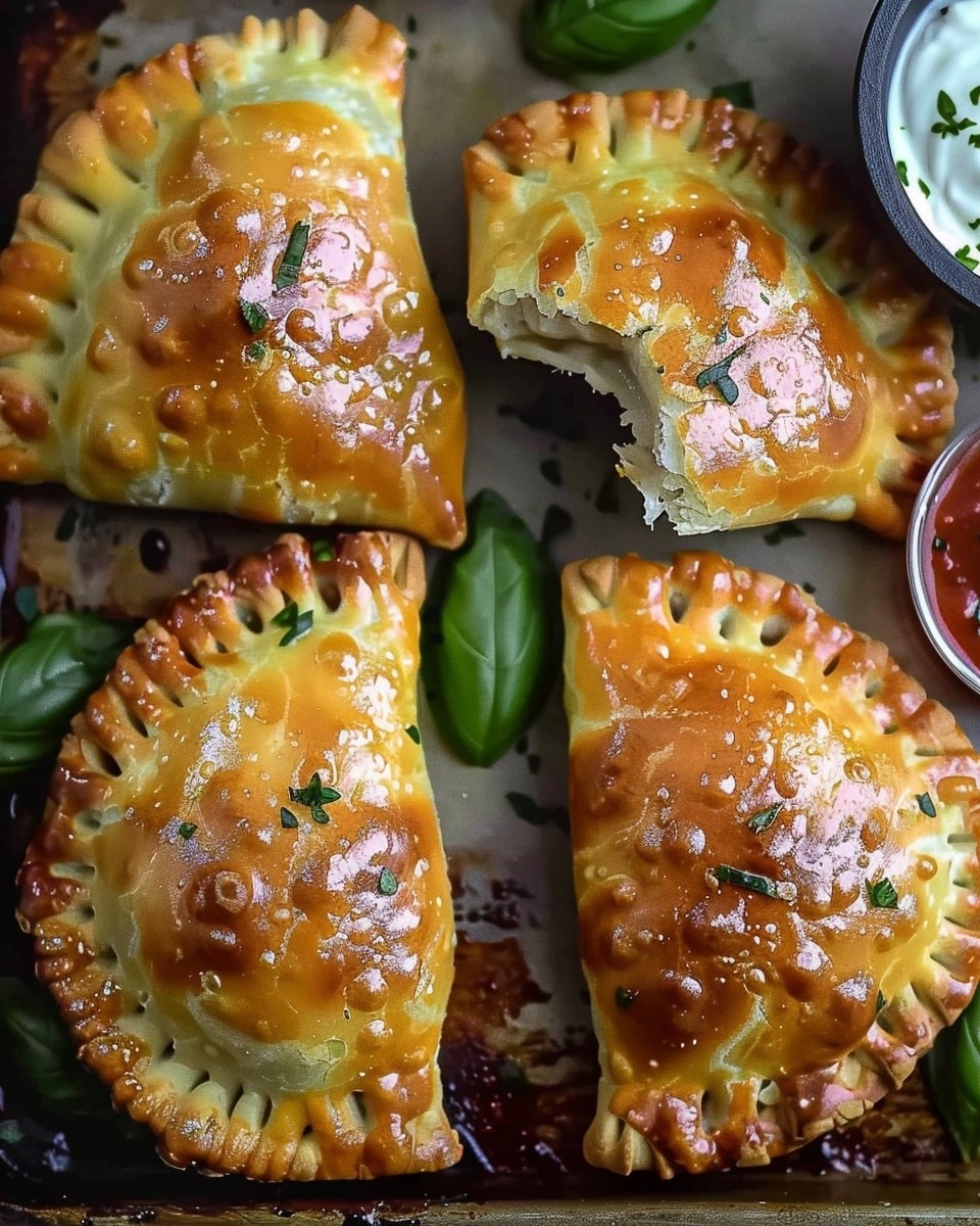 Air Fryer Cheesy Chicken Pockets