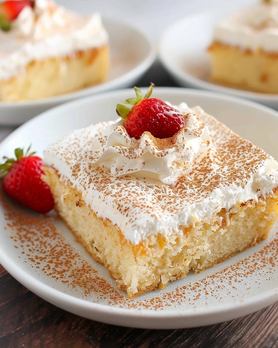 Authentic Tres Leches Cake (Light, Moist, Never Soggy)