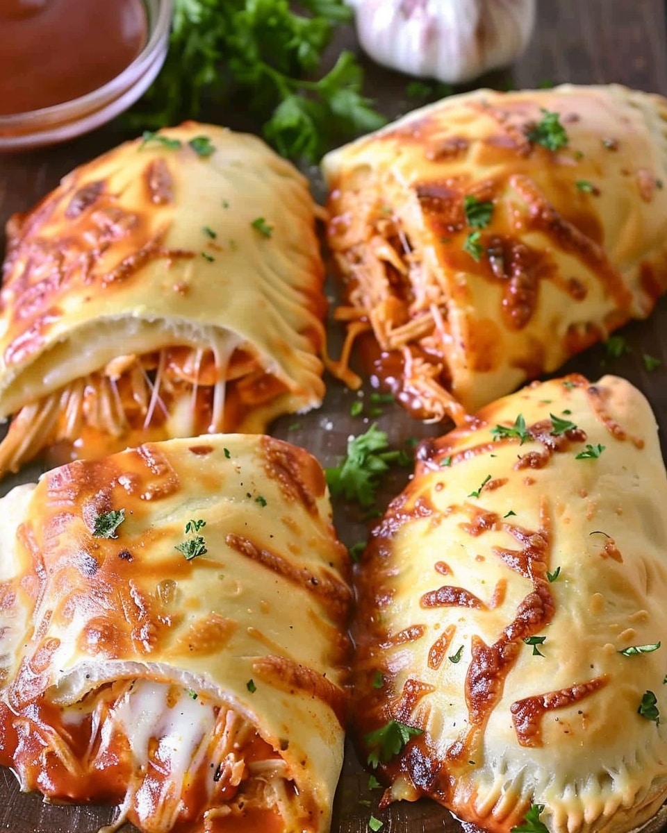 BBQ Chicken Cheese Stromboli