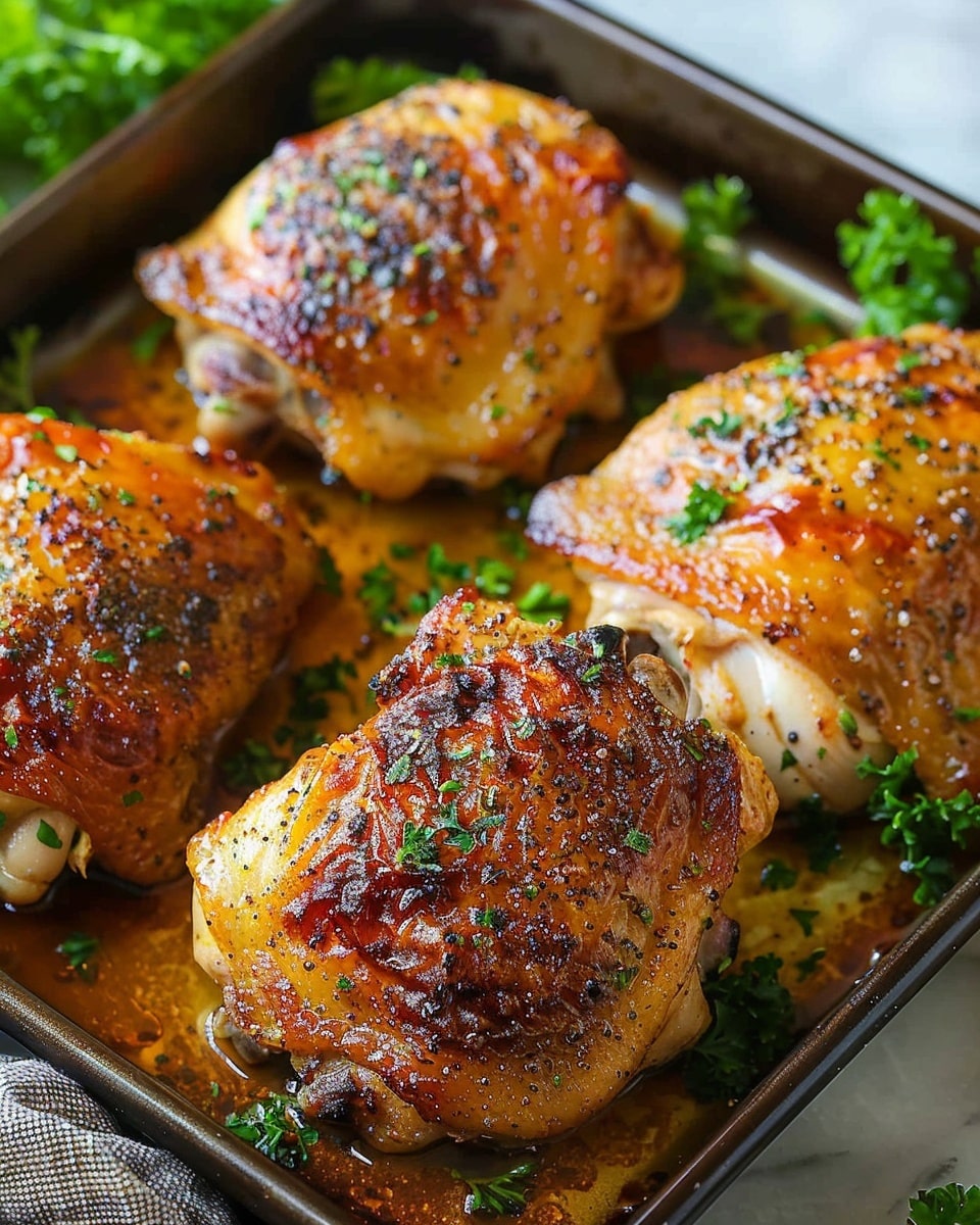 Baked Chicken Thighs