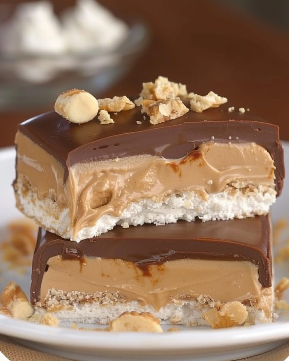 Homemade Mars Bar Candy Bars