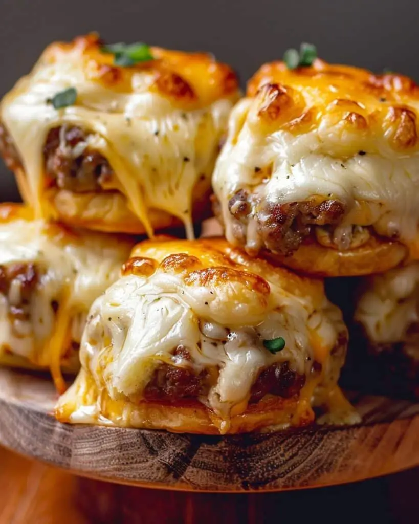 Ho to make Garlic Parmesan Cheeseburger Bombs