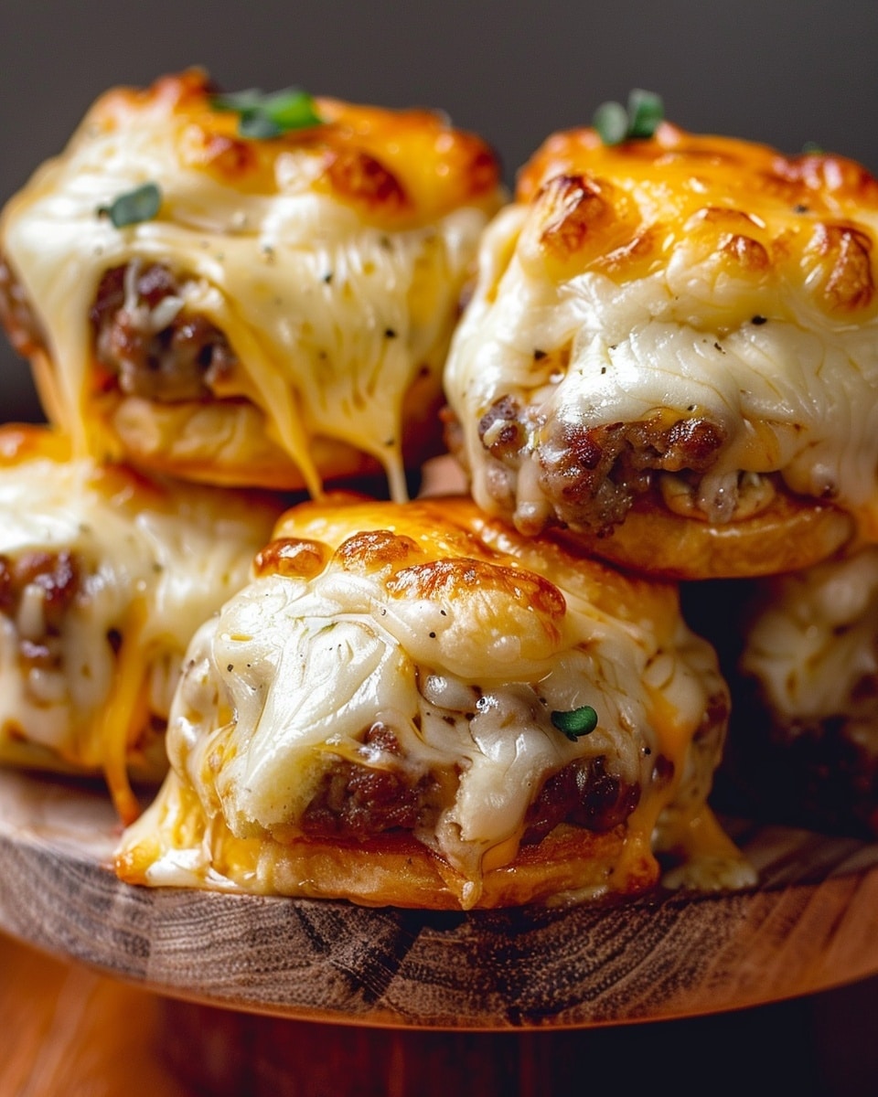 Ho to make Garlic Parmesan Cheeseburger Bombs