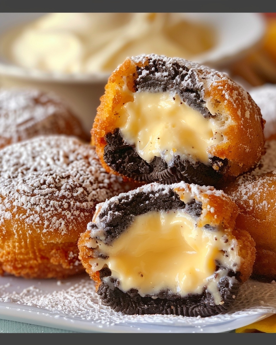 Churro Cheesecake Deep Fried Oreos