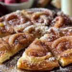 Cinnamon Sugar Dessert Pizza
