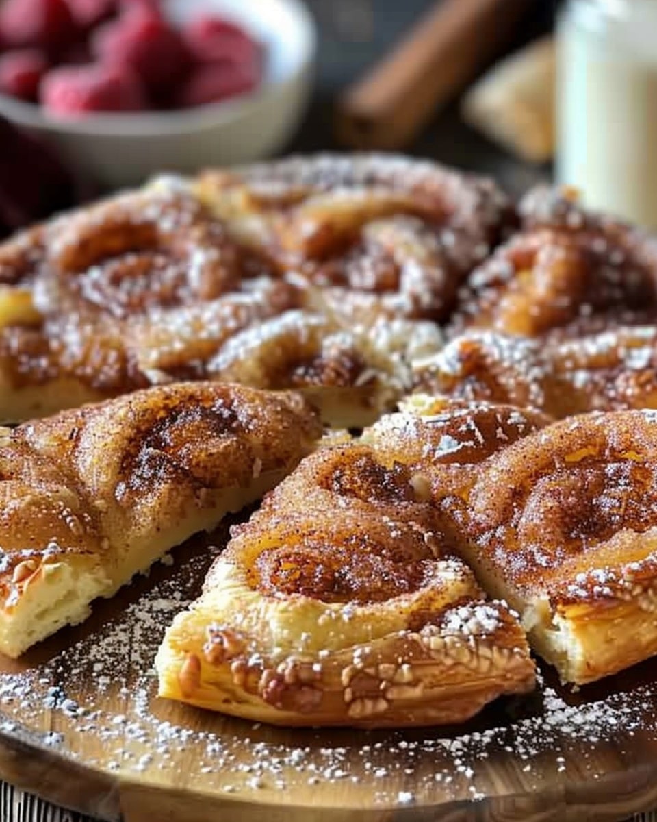 Cinnamon Sugar Dessert Pizza
