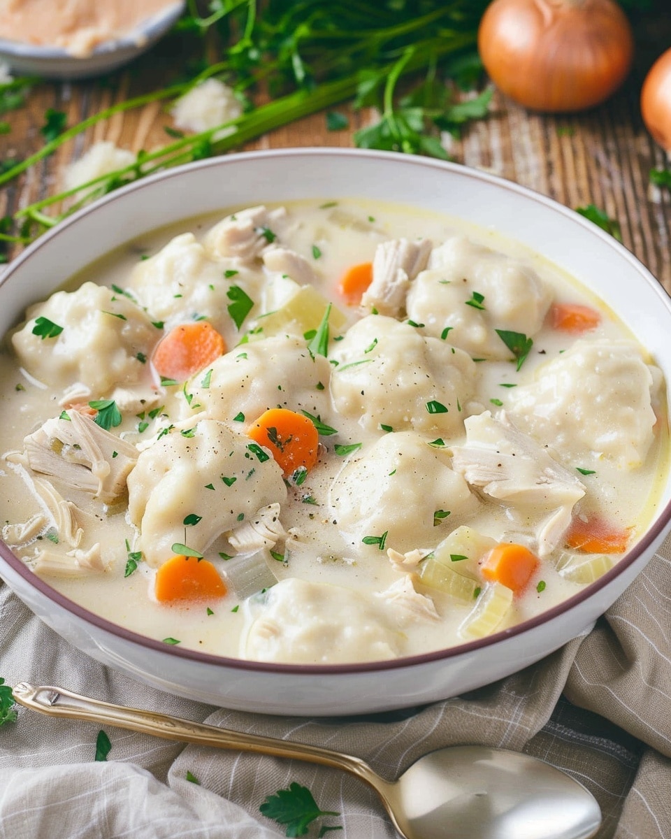 Creamy Chicken and Dumplings Recipe