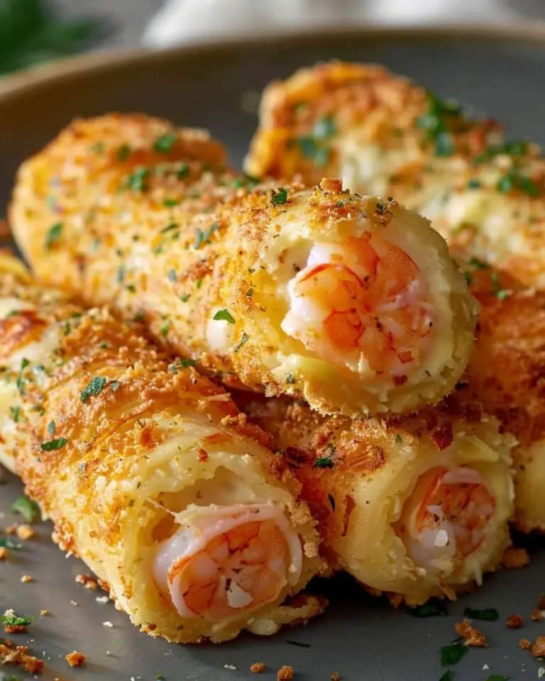 Creamy Shrimp Cheese Rolls