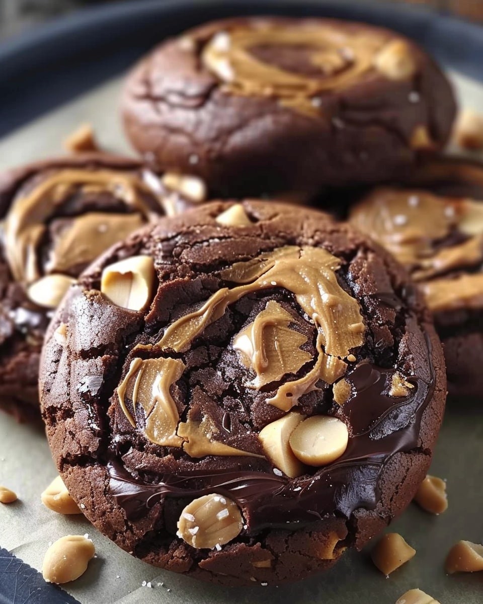 Easy Peanut Butter Brownie Cookies