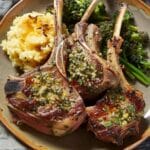 Garlic-Herb Lamb Chop Feast