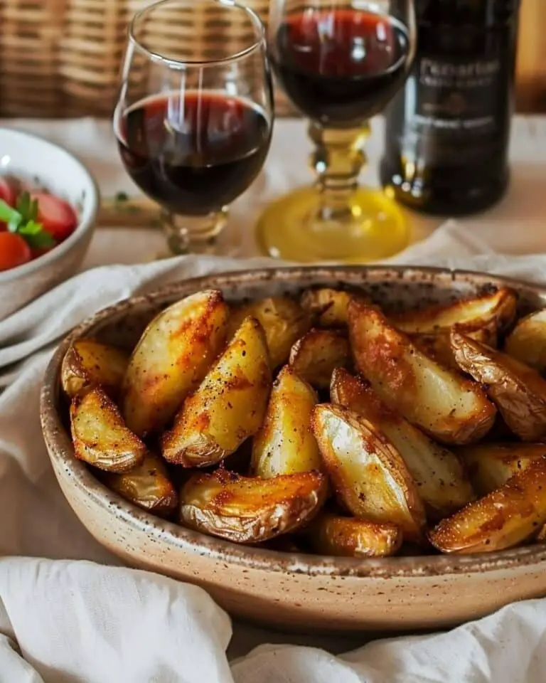 Oven Baked Crispy Garlic Fries