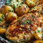 Garlic Parmesan Chicken And Potatoes
