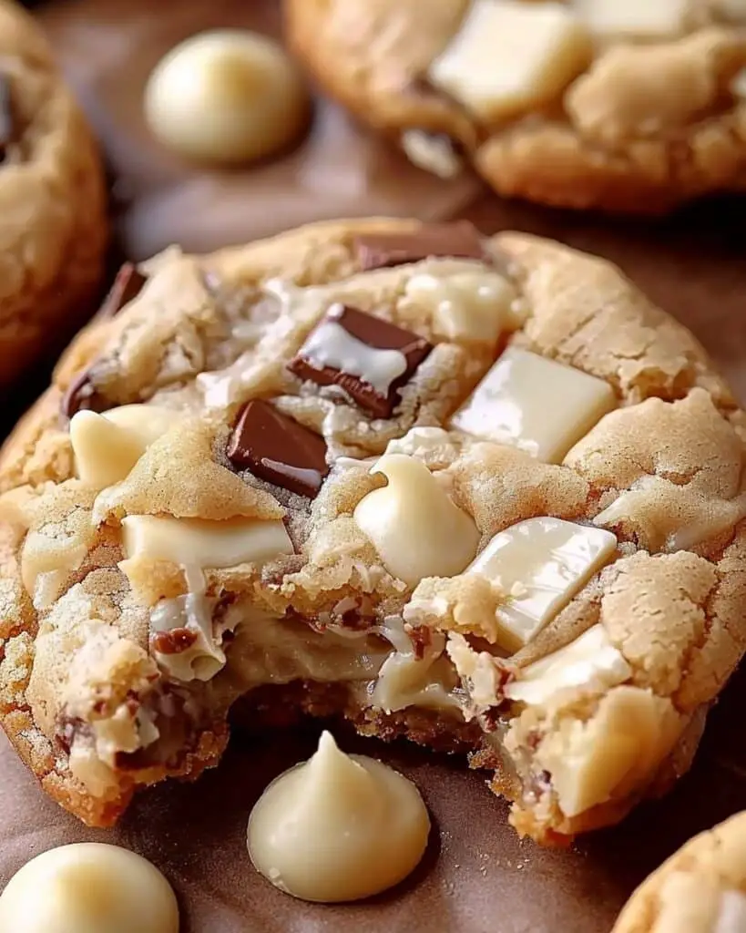Gooey White Chocolate Center Cookie