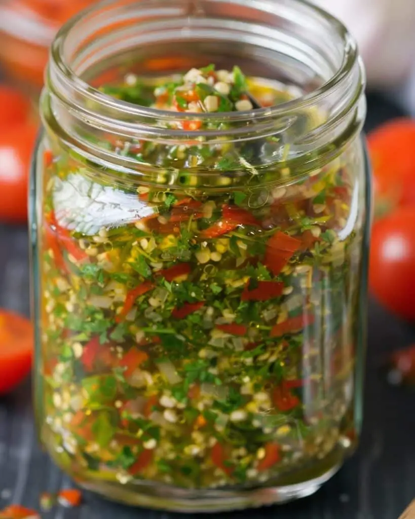 Homemade Chimichurri Sauce